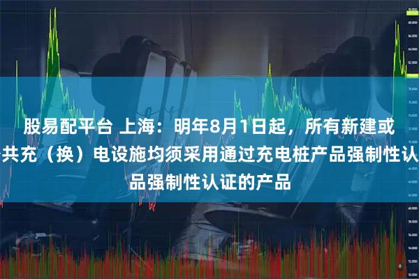 股易配平台 上海:明年8月1日起,所有新建或更新的公共充(换)电设施均须采用通过充电桩产品强制性认证的产品